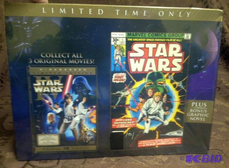 lot 26 image: Star Wars A New Hope DVD Wide Screen Limited ...