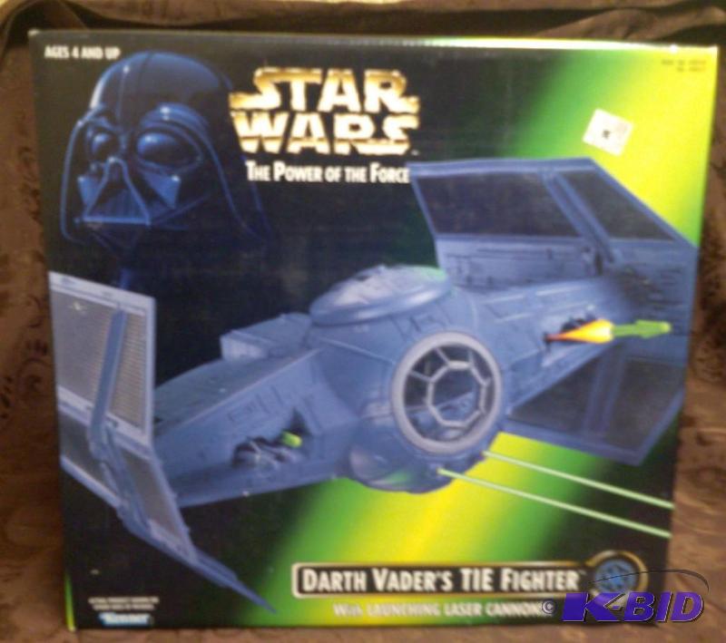 lot 29 image: Star Wars Darth Vaders Tie Fighter Never been...