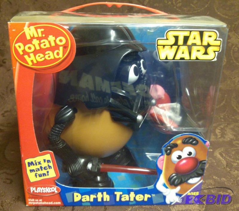 lot 37 image: Star Wars Mr. Potato Head Darth Tater Never b...