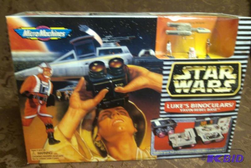 lot 38 image: Star Wars Micro Machines Lukes Binoculars Yav...