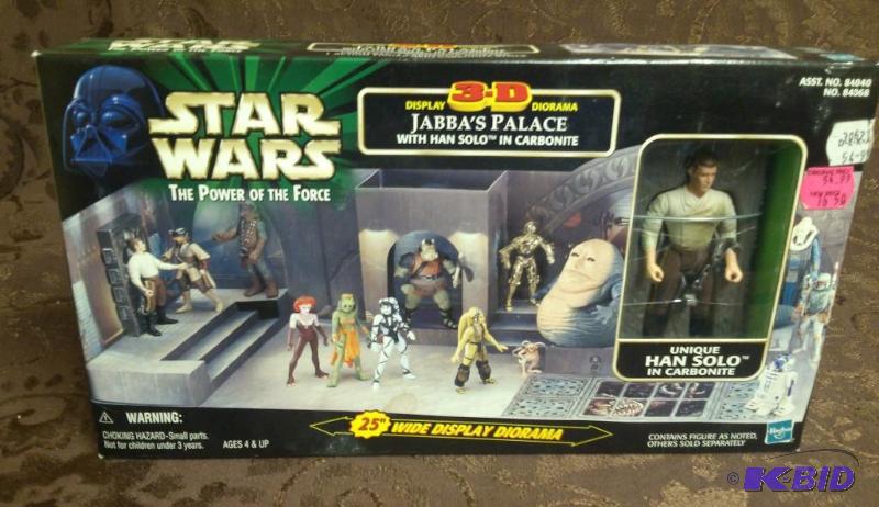 lot 40 image: Star Wars 3-D Diorama Jabbas Palace with Han ...