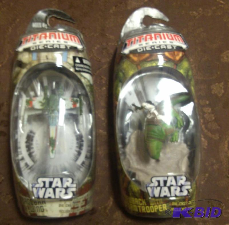 lot 42 image: Star Wars Lot of 2 Micro Machines Titanium Se...
