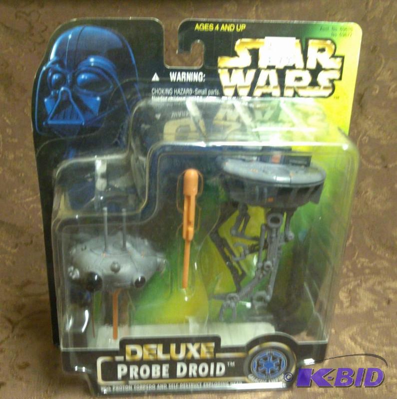 lot 44 image: Star Wars Deluxe Figure Probe Droid Never bee...