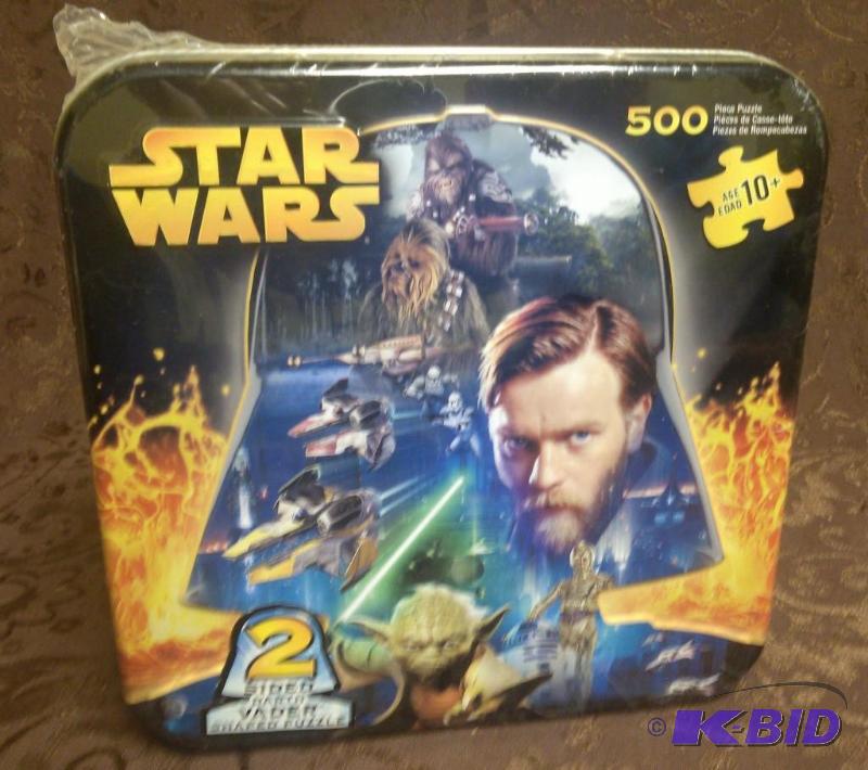 lot 47 image: Star Wars 500 piece puzzle 2 sided Sealed in ...