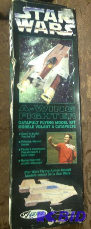 lot 49 image: Star Wars A-Wing Fighter Catapult flying Mode...
