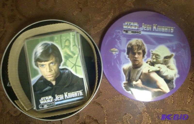 lot 52 image: Star Wars By AVON Jedi Knight Metal Card Set ...