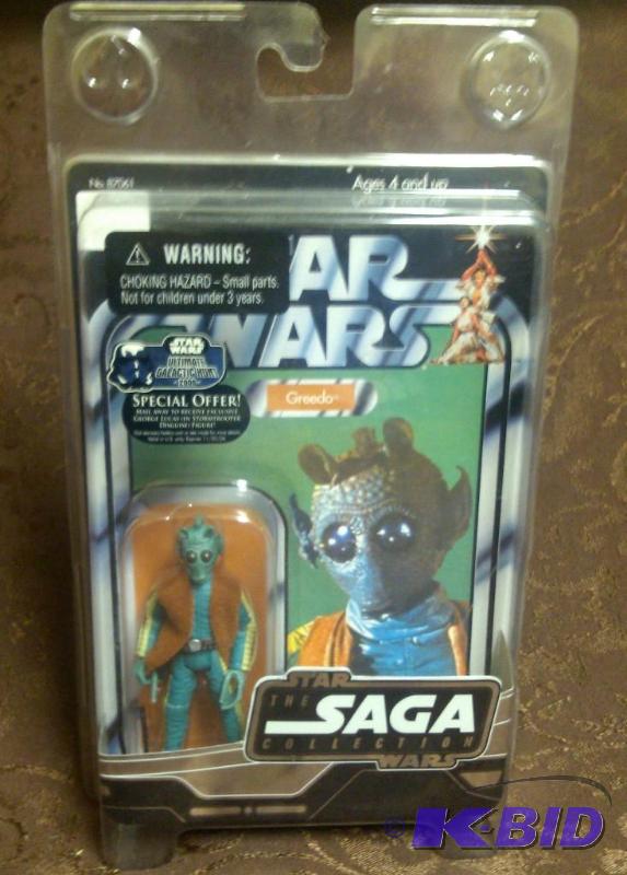 lot 54 image: Star Wars the Saga Collection Figure Greedo M...