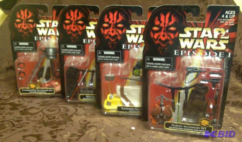 lot 6 image: Lot of 4 Episode 1 Accessory Sets to include...