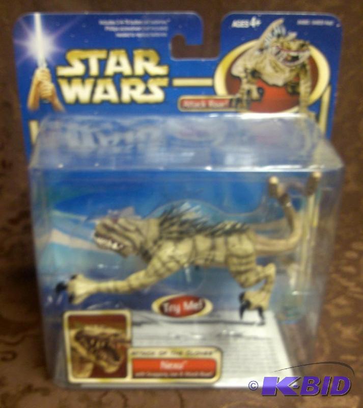 lot 61 image: Star Wars Attack of the Clones figure exu wit...