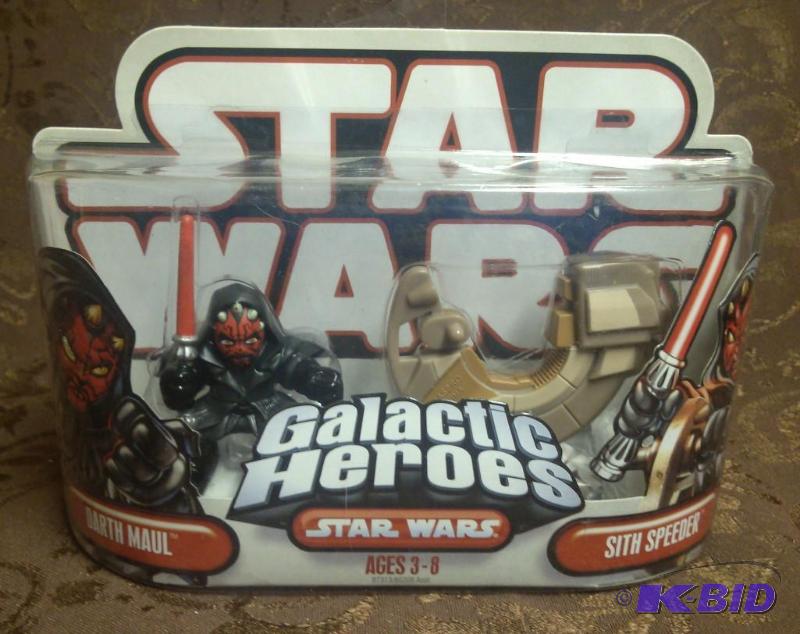 lot 64 image: Star Wars Galactic Heroes Darth Maul with Sit...