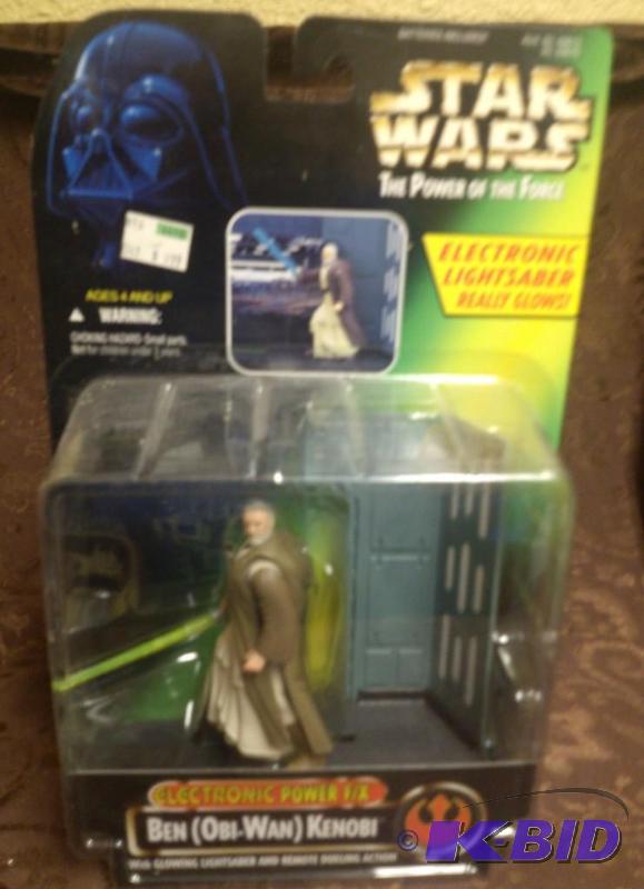 lot 73 image: Star Wars Electronic Power FX Ben (Obi-Wan) ...