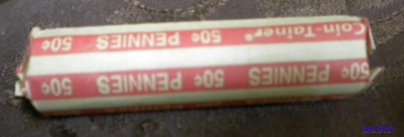 lot 10 image: ROLL OF WHEAT CENT ONE CENT COIN DA...