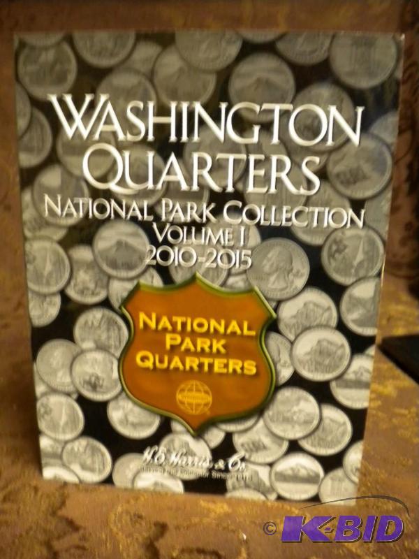lot 136 image: COIN SUPPLIES BOOK WASHINGTON QUART...