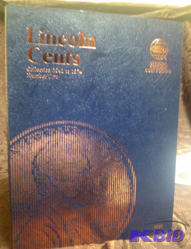 lot 139 image: COIN SUPPLIES BOOK LINCOLN CENTS 19...