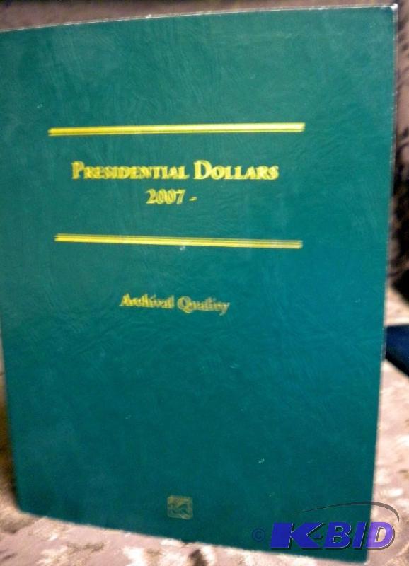 lot 141 image: COIN SUPPLIES BOOK PRESIDENTIAL DOL...