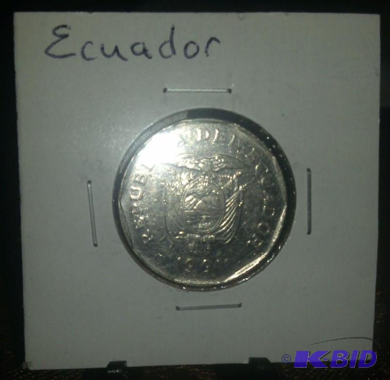 lot 63 image: FOREIGN COIN ECUADOR...
