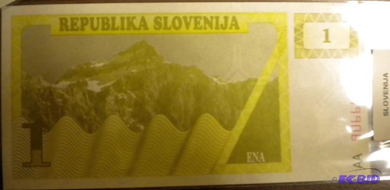 lot 98 image: SLOVENIJA FOREIGN NOTE...