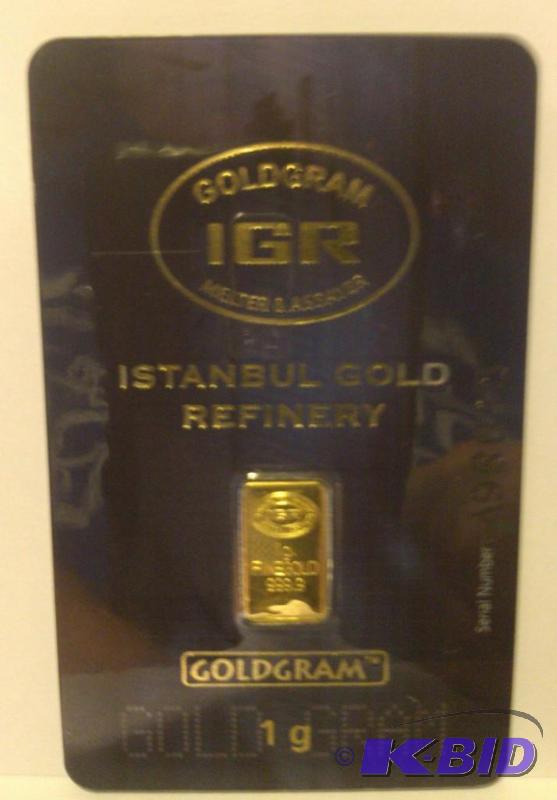 IGR CERTIFIED AND SEARALIZED ONE GR...