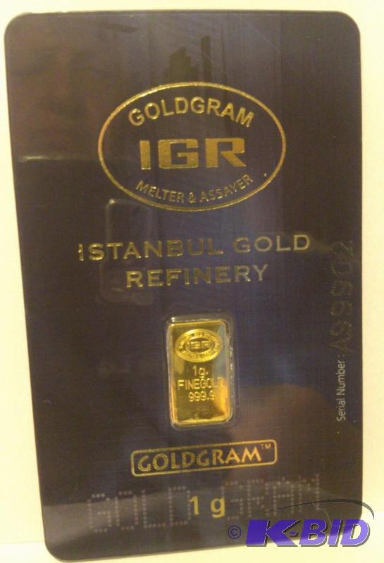 IGR CERTIFIED AND SEARALIZED ONE GR...