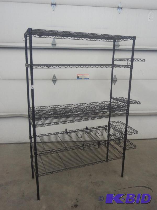6ft Steel Adjustable Multi-Level Ra...