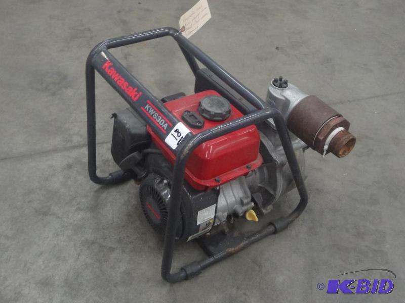 Kawasaki KWS30A Trash Pump, Works W...