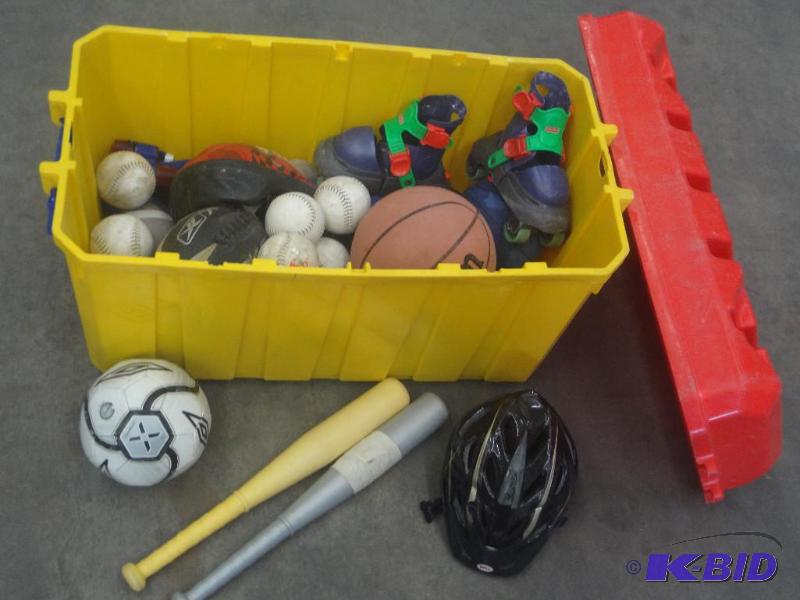 Tote Full Of Childrens Sporting Goo...