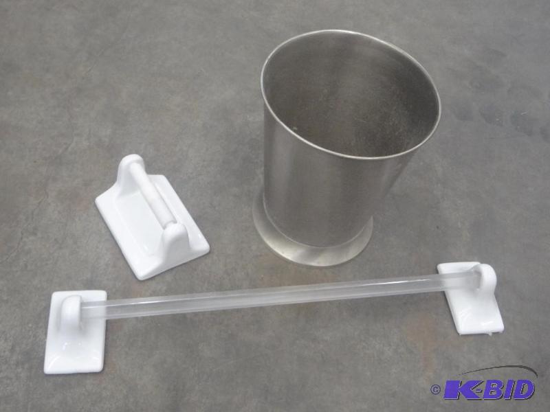 3-Piece Lot Of Bathroom Accessories...