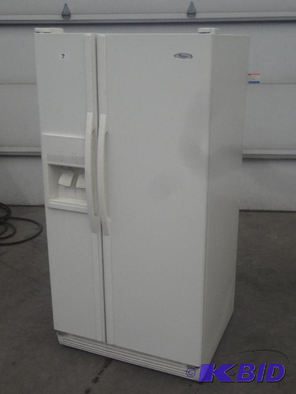 Whirlpool Side By Side Refrigerator...