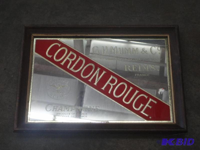 Cordon Rouge Champagne Mirrored Sig...