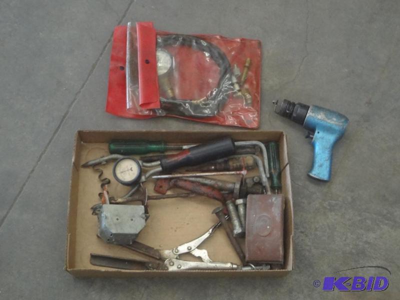 Lot Of Misc Hand Tools &amp Air Ch...