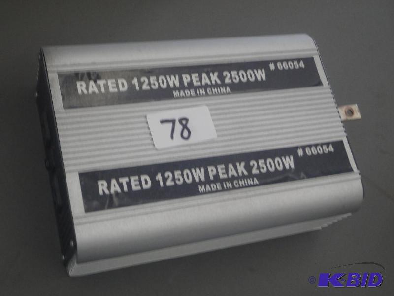 1250 Watt Power Converter, Like New...