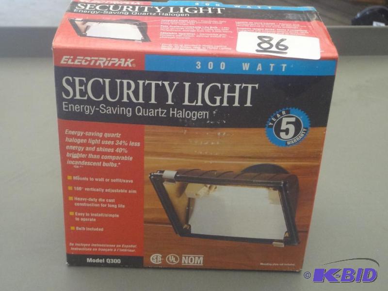 New Outdoor Security Light...