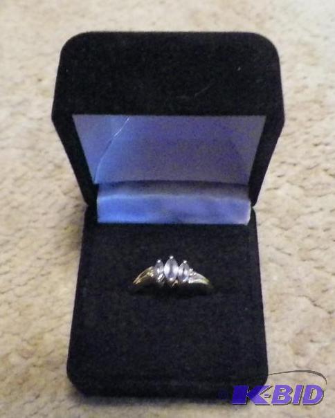 10k Gold with Diamond Accent Ring