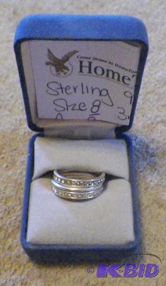 3 Ring Set Sterling Silver