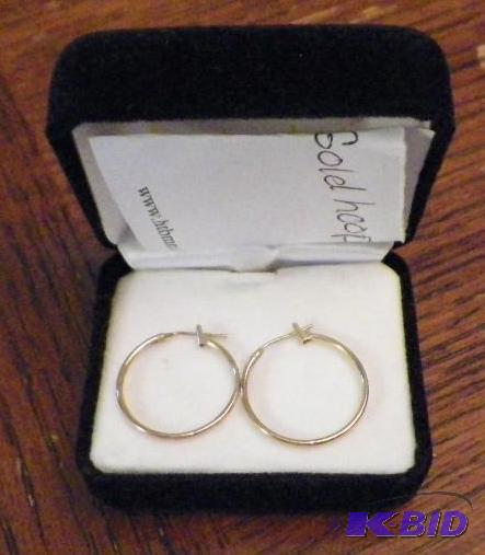 10 Karat Gold Hoop Earrings