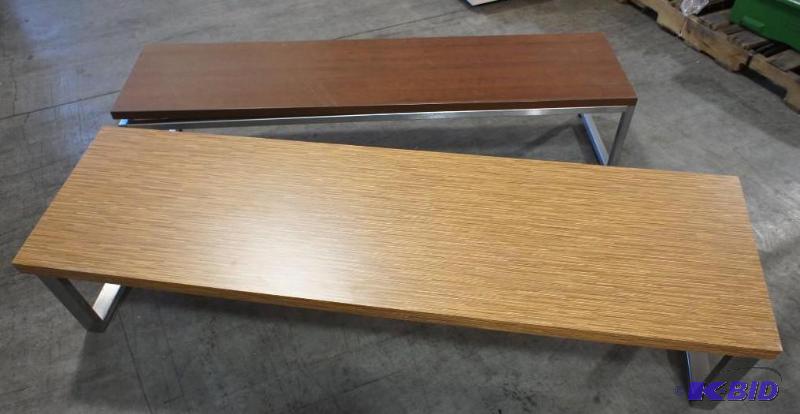 2 Bench retail Displays  60&quot ...