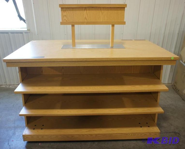 Two sided retail jean display rack....