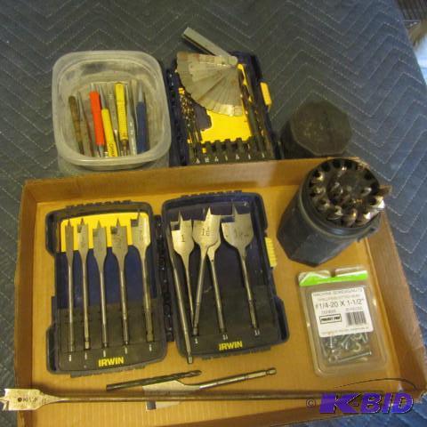 lot 146 image: Auger, Drill Bits, Nail Sets