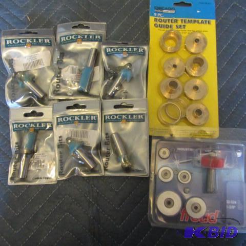 lot 153 image: Router Bits, Guide