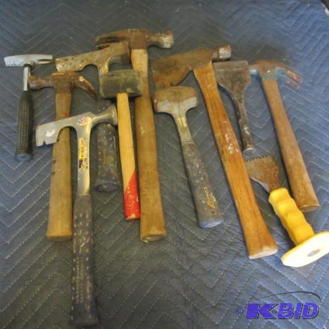 lot 155 image: Hammers, Chisels