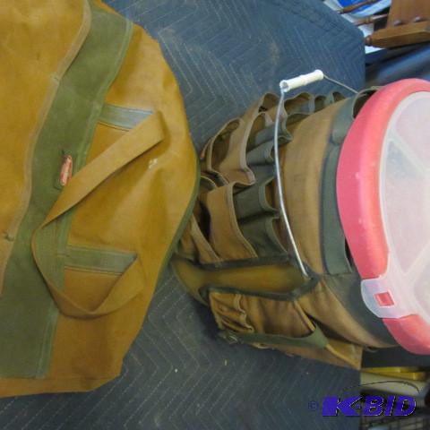 lot 164 image: Tool Bags, Bucket Liner, Caddy