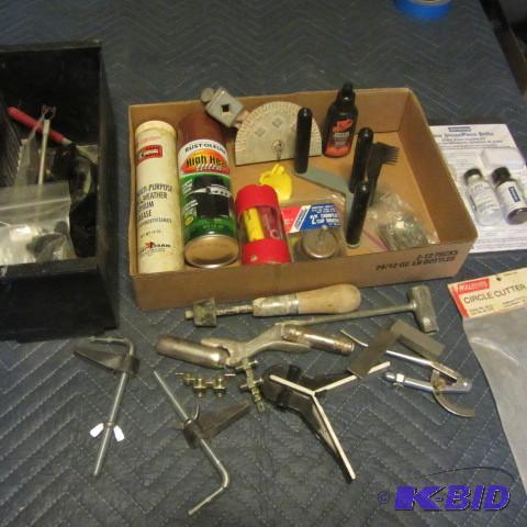 lot 175 image: Cutter, Clamps, Grease