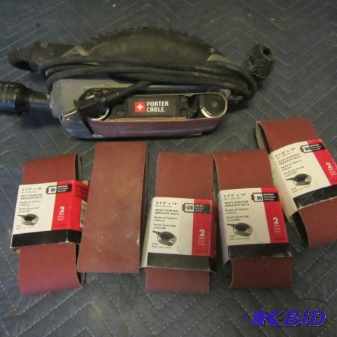 lot 179 image: Porter Cable Belt Sander