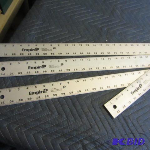 lot 184 image: Aluminum Straight Edges