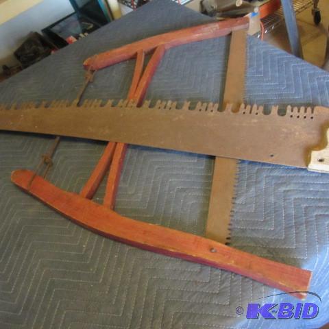lot 215 image: Buck Saw, Cross Cut Saw