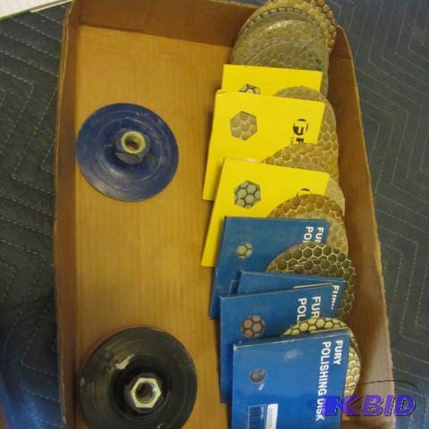 lot 229 image: Polishing Disks for Granite
