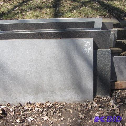 lot 25 image: Granite Slabs
