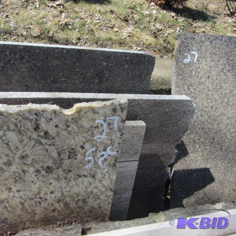 lot 27 image: Granite Slabs