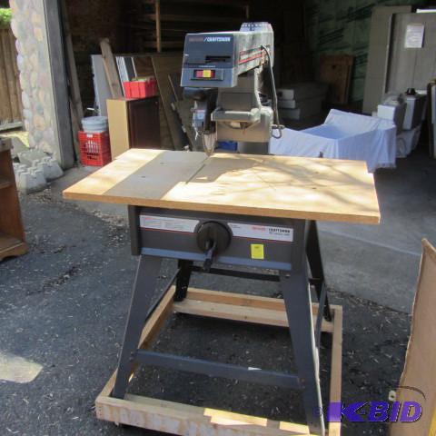 lot 34 image: Craftsman Radial Arm Saw
