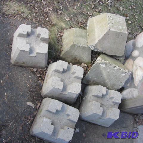 lot 50 image: Cement Blocks, Post Bases